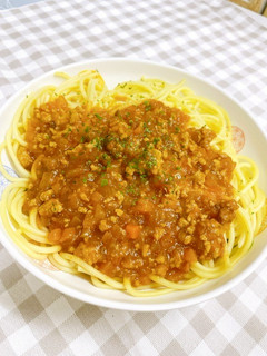 ミートソーススパゲッティ-レシピのメイン写真