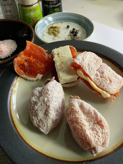 市田柿クリームチーズサンド 山椒コラボ-レシピのメイン写真