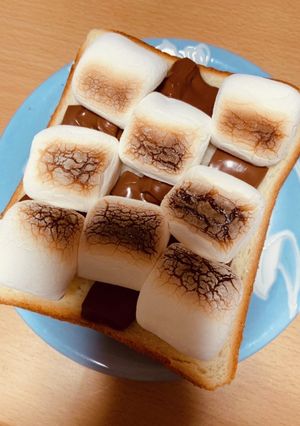 マシュマロチョコトースト-レシピのメイン写真