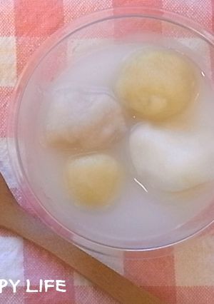 ☆ほっとカルピスで白玉ぜんざい☆-レシピのメイン写真