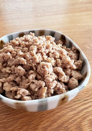 簡単おいしい鶏そぼろ-レシピのメイン写真