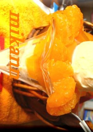 こたつでみかんパフェ-レシピのメイン写真
