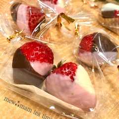 รูปของ 母の日に♡2色の苺チョコレート