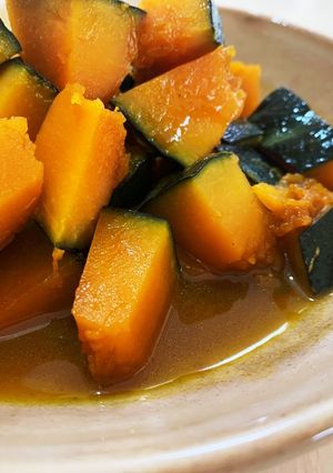 大絶賛！甘いかぼちゃの煮物〜離乳食にも！-レシピのメイン写真