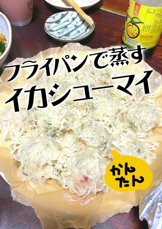 ギョーザより簡単？〜イカシュウマイ〜-レシピのメイン写真