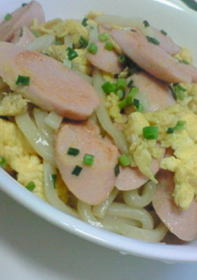 おさかなソーセージで簡単！焼きうどん☆-レシピのメイン写真