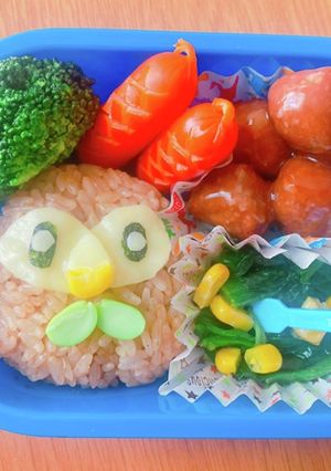 モクローのキャラ弁-レシピのメイン写真