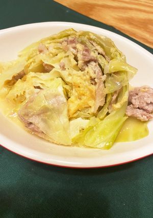 キャベツと豚肉の味噌ラーメン風味付け-レシピのメイン写真
