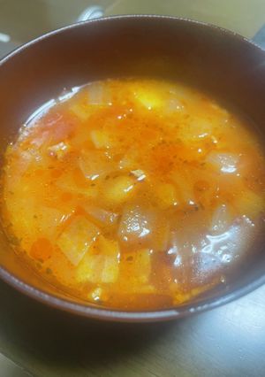 大豆入りミネストローネ-レシピのメイン写真