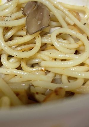 塩サバパスタ-レシピのメイン写真