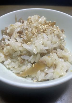 しょうが香る豚ごぼうご飯-レシピのメイン写真