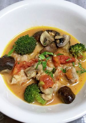 モッツァレラの豚バラ肉巻き　トマト煮込み-レシピのメイン写真