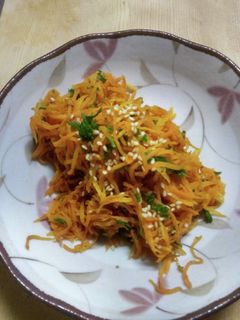 ニンジン 炒めナムル-レシピのメイン写真