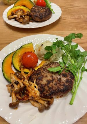 美味しくできた♪ハンバーグ-レシピのメイン写真