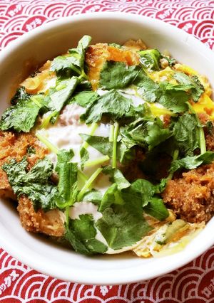 鬼盛りみつばのカツ丼♪-レシピのメイン写真