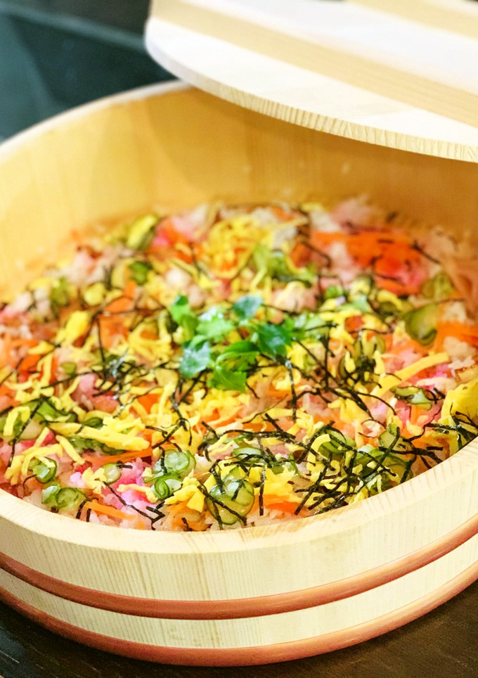串木野産さつま揚げちらし寿司-レシピのメイン写真