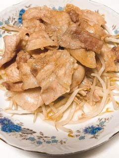 豚バラともやしの炒め物-レシピのメイン写真