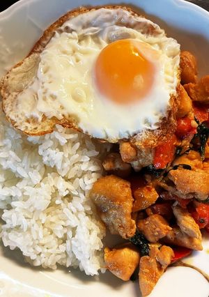本格的★ごろっと鶏胸肉のガパオライス-レシピのメイン写真