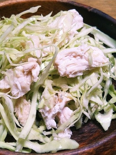 キャベツと胸肉の中華風サラダ-レシピのメイン写真