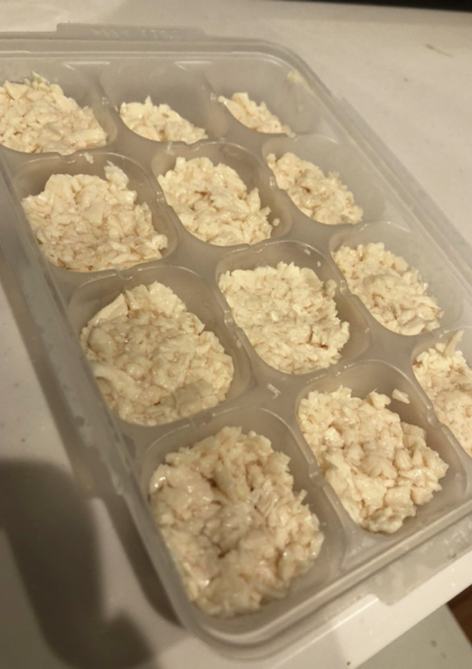 【離乳食中期/モグモグ】ササミの冷凍保存-レシピのメイン写真