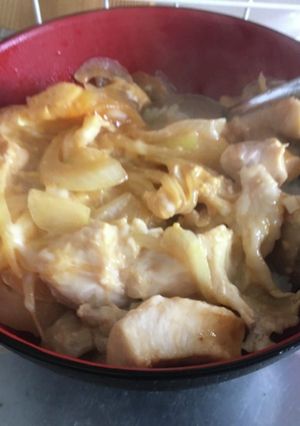 むね肉で簡単レンジで手軽に親子丼-レシピのメイン写真
