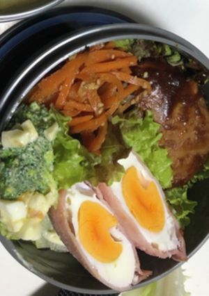 お弁当に☆簡単☆いろどりハム卵☆-レシピのメイン写真