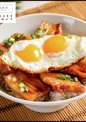 愛媛今治名物！かんたん絶品！焼豚玉子飯-レシピのメイン写真
