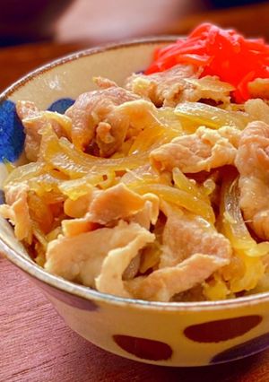 我が家のつゆだく豚丼-レシピのメイン写真