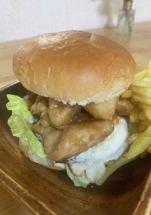 胸肉の照り焼きチキンバーガー-レシピのメイン写真