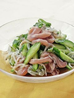 塩辛のしらすきゅうり-レシピのメイン写真
