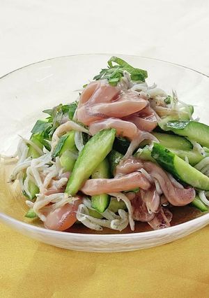 塩辛のしらすきゅうり-レシピのメイン写真