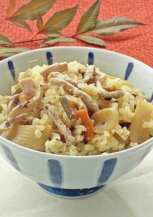 塩辛の炊き込みご飯-レシピのメイン写真