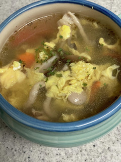 たまごと野菜の簡単スープ-レシピのメイン写真