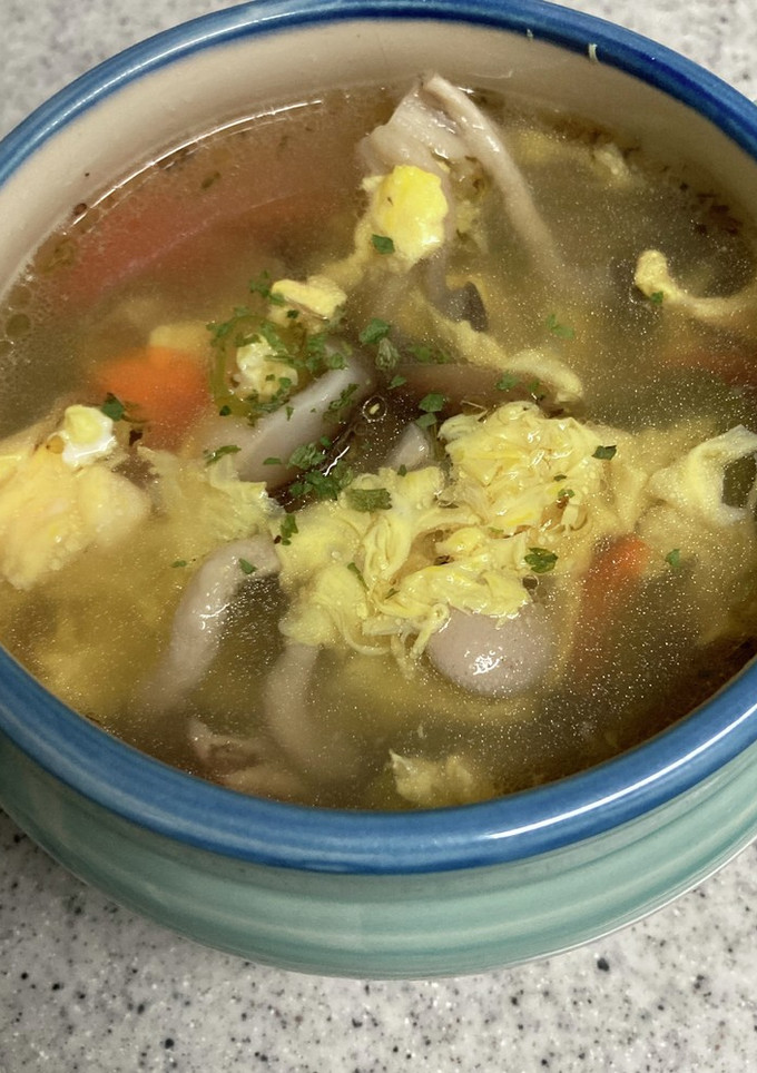 たまごと野菜の簡単スープ-レシピのメイン写真