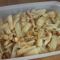 รูปของ 我が家の常備菜！大根のシンプル炒め煮