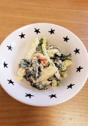 ほうれん草とポテトのタラマヨサラダ-レシピのメイン写真
