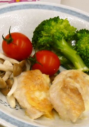鶏肉のチーズはさみ焼き-レシピのメイン写真