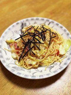 イカの塩辛パスタ-レシピのメイン写真