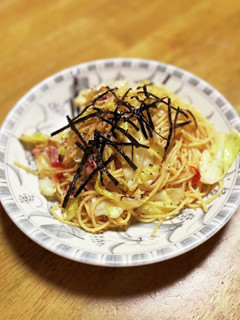 イカの塩辛パスタ-レシピのメイン写真