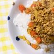 タケノコ入りドライカレー