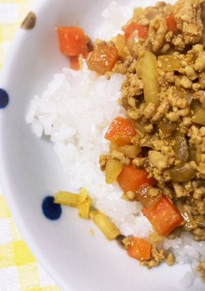 タケノコ入りドライカレー-レシピのメイン写真