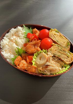 ケチャップチキン弁当-レシピのメイン写真