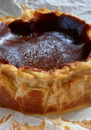 バスクチーズケーキ-レシピのメイン写真
