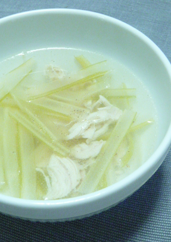 簡単★ささみとセロリのあっさり塩スープ-レシピのメイン写真