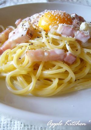 ＊シンプルカルボナーラ＊-レシピのメイン写真