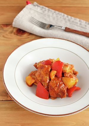 鶏もも肉とパプリカのカレーケチャ炒め-レシピのメイン写真