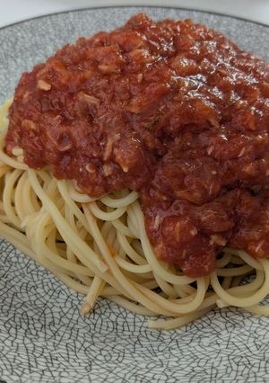 ツナ&トマト&バジルの冷製パスタソース-レシピのメイン写真