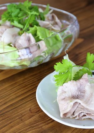 豚肩ロースエスニックサラダ(妻有)-レシピのメイン写真