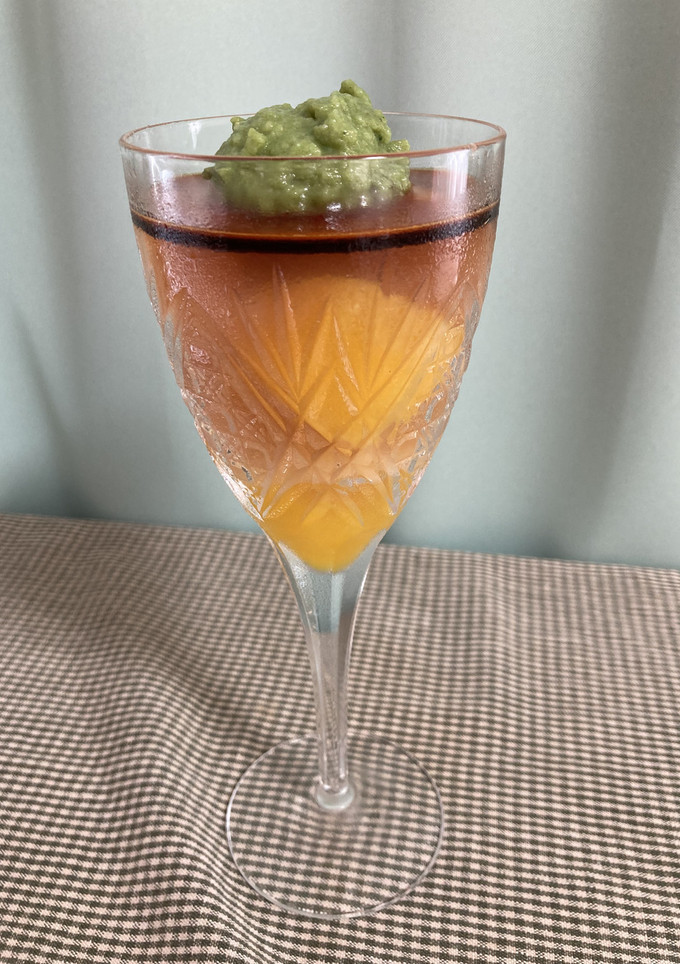 介護食　ずんだあんみつ-レシピのメイン写真