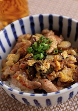 豚肉となすのさっぱり中華丼-レシピのメイン写真